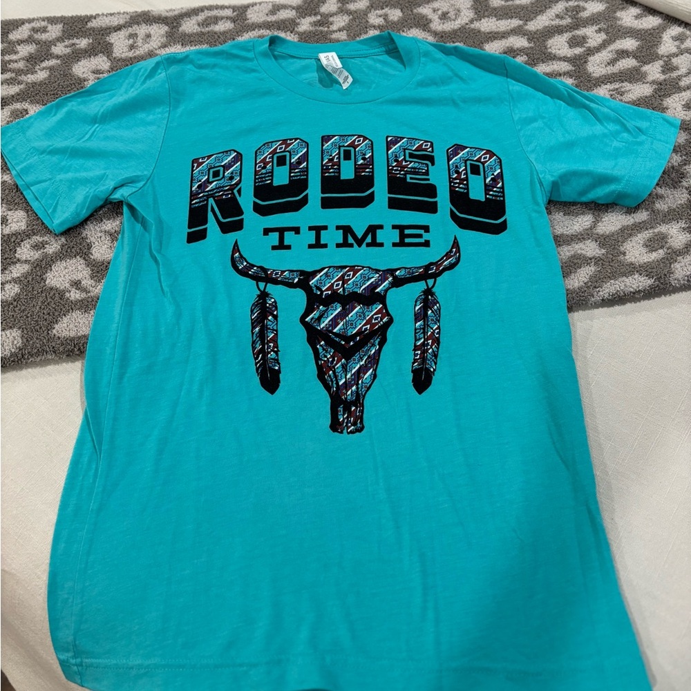 Bella Canvas Blue Graphic Polo Tee